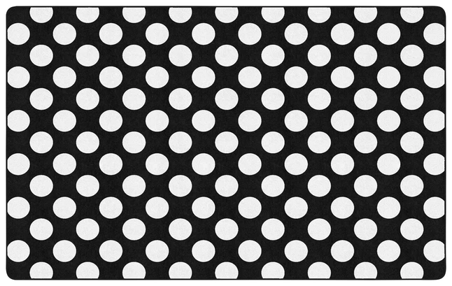 Best Sale ❤️ Schoolgirl Style Simply Stylish Black & White Polka Dot Rug, 7 Feet 6 Inches X 12 Feet ✔️ 3 Best Sale ❤️ Schoolgirl Style Simply Stylish Black & White Polka Dot Rug, 7 Feet 6 Inches X 12 Feet ✔️