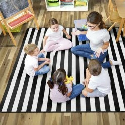 Buy β Schoolgirl Style Simply Stylish Black & White Stripe Rug, 7 Feet 6 Inches X 12 Feet 𧨠9 Buy β Schoolgirl Style Simply Stylish Black & White Stripe Rug, 7 Feet 6 Inches X 12 Feet 𧨠-Childcraft Sales 2089091 D ecommfullsize