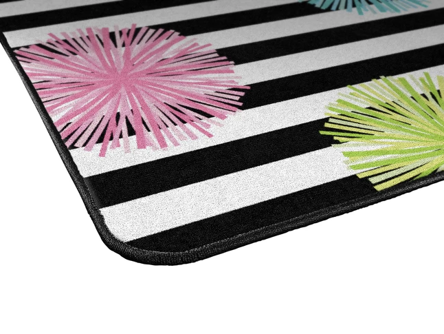 New π Schoolgirl Style Just Teach Black & White Poms Rug, 7 Feet 6 Inches X 12 Feet β¨ 4 New π Schoolgirl Style Just Teach Black & White Poms Rug, 7 Feet 6 Inches X 12 Feet β¨ - Image 2