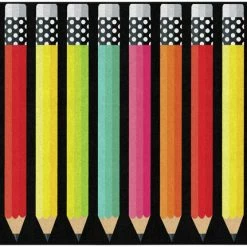 Buy π₯° Schoolgirl Style Black & White Stylish Brights Pencils Rug, 5 Feet X 7 Feet 6 Inches π