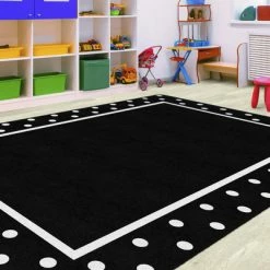 Best Pirce π Schoolgirl Style Black & White Simply Stylish Tropical Polka Dot Rug, 5 Feet X 7 Feet 6 Inches π 9 Best Pirce π Schoolgirl Style Black & White Simply Stylish Tropical Polka Dot Rug, 5 Feet X 7 Feet 6 Inches π -Childcraft Sales 2089097 C ecommfullsize