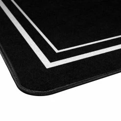 Alternative view of Coupon 🔥 Schoolgirl Style Simply Stylish Black & White Border Rug, 7 Feet 6 Inches X 12 Feet 😍