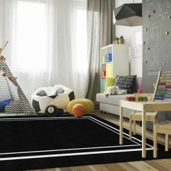 Promo π Schoolgirl Style Simply Stylish Black & White Border Rug, 5 Feet X 7 Feet 6 Inches 𧨠9 Promo π Schoolgirl Style Simply Stylish Black & White Border Rug, 5 Feet X 7 Feet 6 Inches 𧨠-Childcraft Sales 2089101 D ecommfullsize 1
