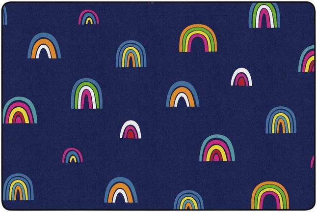 Flash Sale π₯ Childcraft ABC Furnishings All Over Rainbows Area Rug, 6 X 9 Feet, Rectangle π 3 Flash Sale π₯ Childcraft ABC Furnishings All Over Rainbows Area Rug, 6 X 9 Feet, Rectangle π