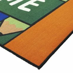 Alternative view of Coupon ⌛ Carpets For Kids KID$Value Colorful Pencils Welcome Rug, 4 Feet X 6 Feet, Rectangle, Multicolored 🔥