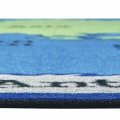 Outlet 🥰 Carpets For Kids KIDSValue PLUS World Map Rug, 7 Feet 6 Inches X 12 Feet, Rectangle, Blue 😀 -Childcraft Sales 2101494 C ecommfullsize