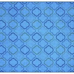 Best deal π Carpets For Kids Mellow Morocco Rug, 4 Feet X 6 Feet, Rectangle, Blue π