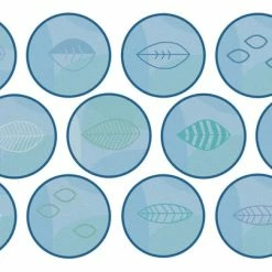 Alternative view of Cheap 💯 Carpets For Kids Peaceful Spaces Leaf Seating Circles, 16 Inches, Round, Set Of 12 👏