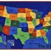 Top 10 👏 Carpets For Kids KID$Value PLUS USA Map Rug, 7 Feet 6 Inches X 12 Feet, Rectangle, Blue ⌛ -Childcraft Sales 2102573 A ecommfullsize