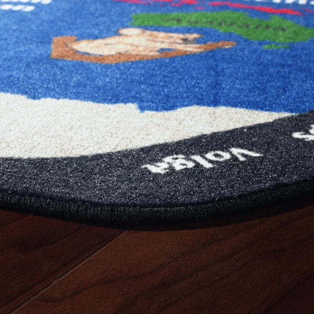 New π Flagship Carpets Maps That Teach Carpet, 7 Feet 6 Inches X 12 Feet, Oval βοΈ 6 New π Flagship Carpets Maps That Teach Carpet, 7 Feet 6 Inches X 12 Feet, Oval βοΈ - Image 4