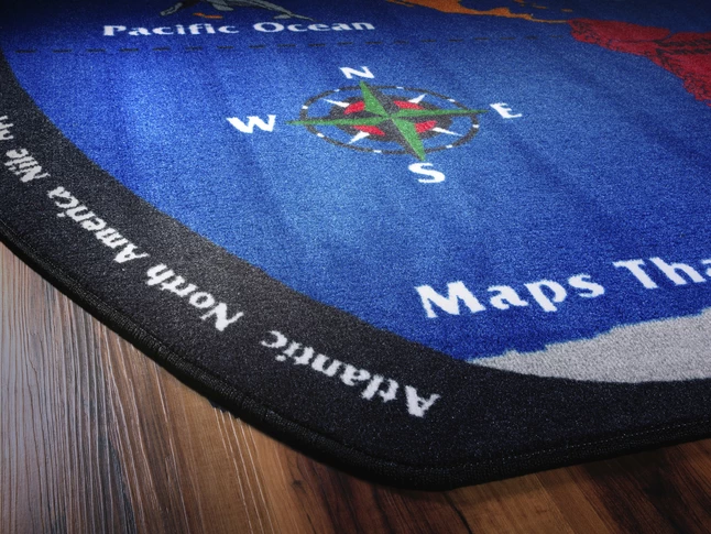 New π Flagship Carpets Maps That Teach Carpet, 7 Feet 6 Inches X 12 Feet, Oval βοΈ 5 New π Flagship Carpets Maps That Teach Carpet, 7 Feet 6 Inches X 12 Feet, Oval βοΈ - Image 3