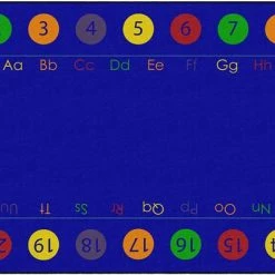 Budget π― Childcraft Colorful Circles ABC123 Carpet, 8 X 12 Feet, Rectangle β