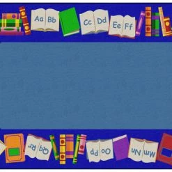 Wholesale π Childcraft Alphabet Book Border Carpet, 8 X 12 Feet, Rectangle π