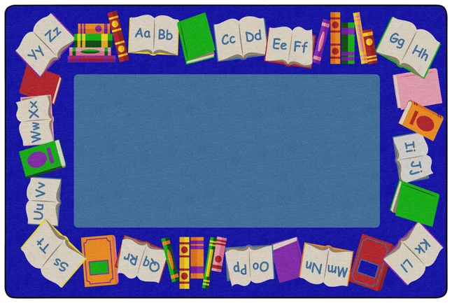 Wholesale π Childcraft Alphabet Book Border Carpet, 8 X 12 Feet, Rectangle π 3 Wholesale π Childcraft Alphabet Book Border Carpet, 8 X 12 Feet, Rectangle π