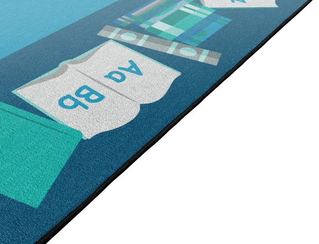 Brand new ✔️ Childcraft Alphabet Book Border Carpet, 4 X 6 Feet, Rectangle ❤️ 4 Brand new ✔️ Childcraft Alphabet Book Border Carpet, 4 X 6 Feet, Rectangle ❤️ - Image 2