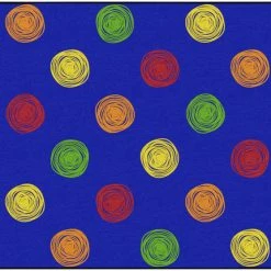 Childcraft Sales 26 Top 10 🎁 Childcraft Doodle Dots Carpet, 6 X 9 Feet, Rectangle 🎉