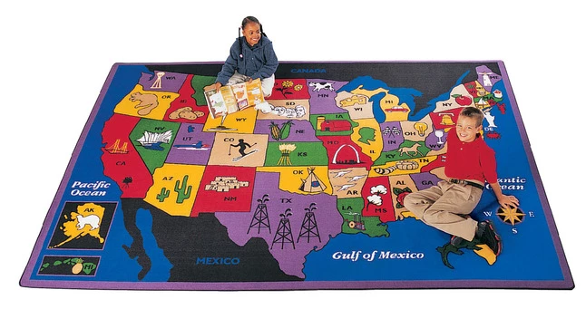 Best deal β€οΈ Carpets For Kids Discover America Carpet, 4 Feet 5 Inches X 5 Feet 10 Inches, Rectangle, Multicolored π 3 Best deal β€οΈ Carpets For Kids Discover America Carpet, 4 Feet 5 Inches X 5 Feet 10 Inches, Rectangle, Multicolored π